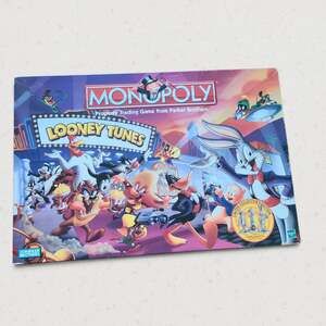 Parker Brothers Monopoly Looney Tunes 1999 Limited Edition Game Incomplete WB